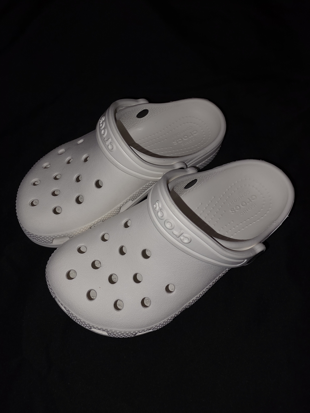 CROCS Kids White Clog Sandals